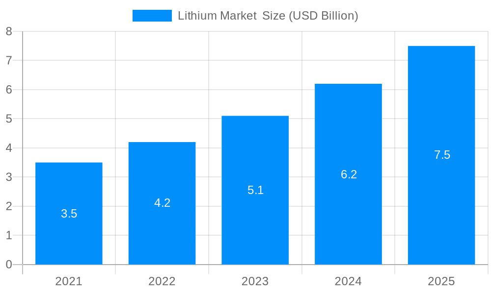 Lithium Market Market Size and Forecast (2024-2030)