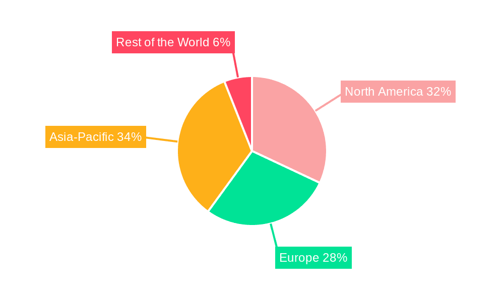 Chalcedony Earring Market Market Share by Region - Global Geographic Distribution