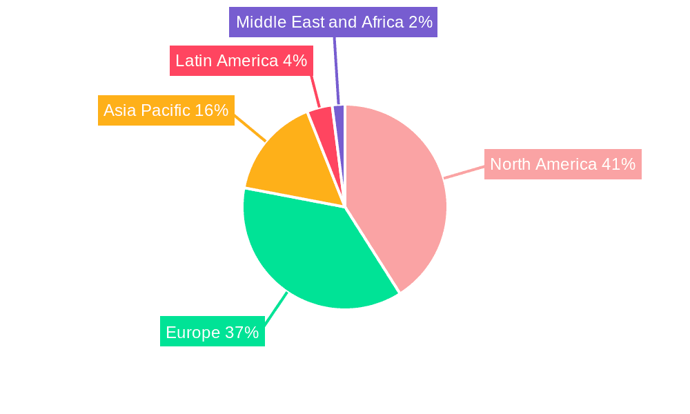 Coffee Machines Market Market Share by Region - Global Geographic Distribution