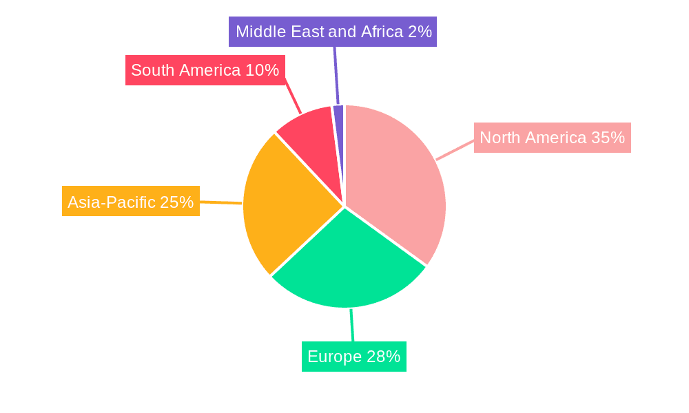 Edible Beans Market Market Share by Region - Global Geographic Distribution