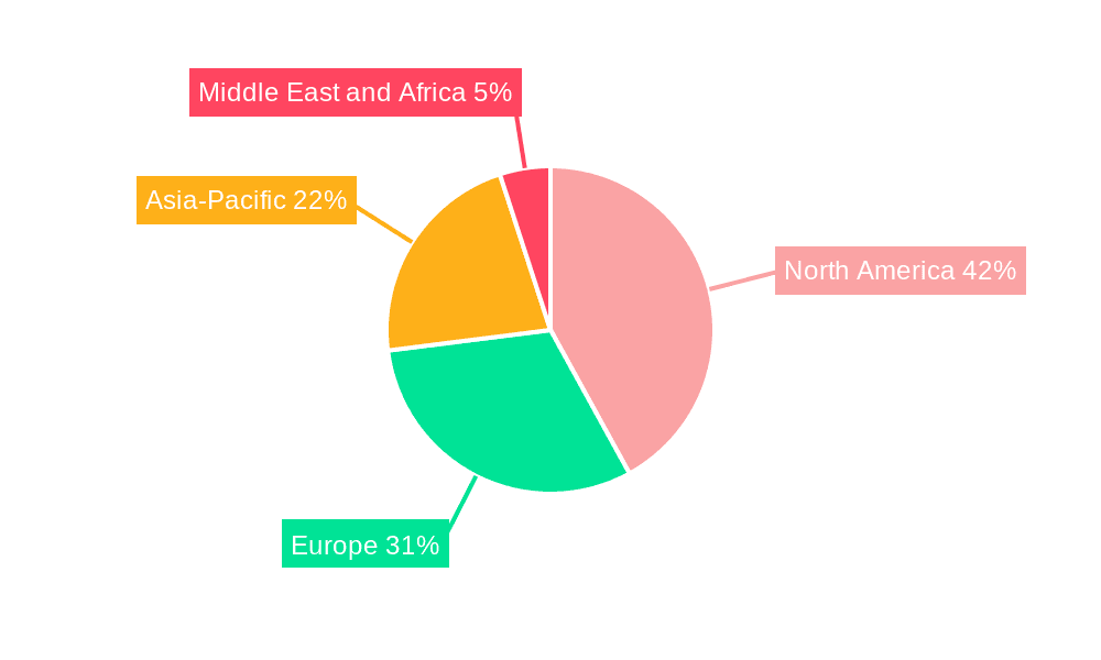 Hotel Room Safes Market Market Share by Region - Global Geographic Distribution