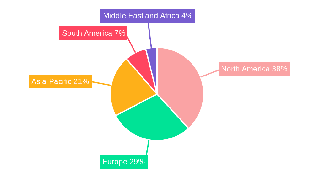Dairy Packaging Market Market Share by Region - Global Geographic Distribution