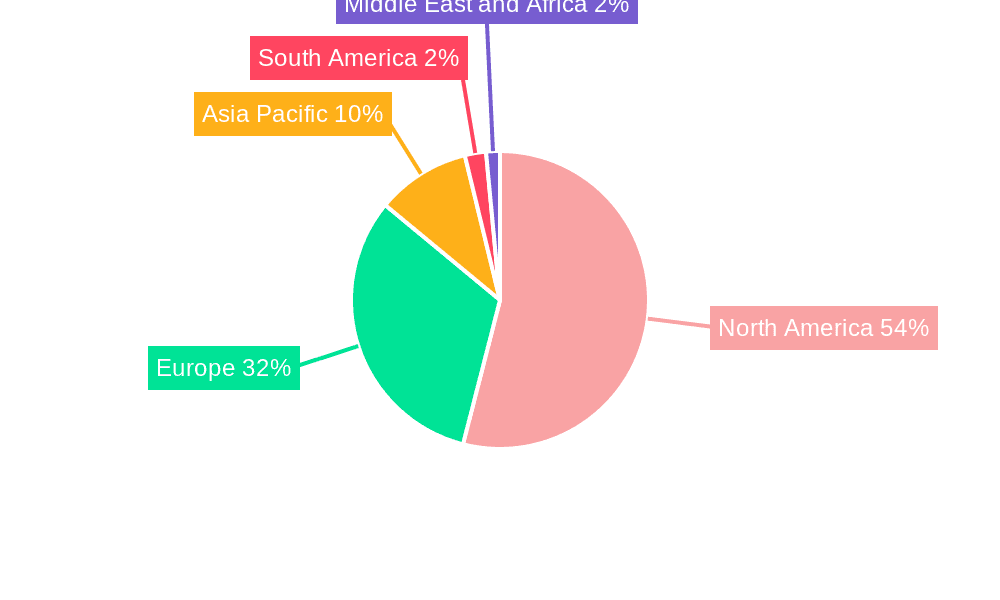 Data-Centric Security Market Market Share by Region - Global Geographic Distribution