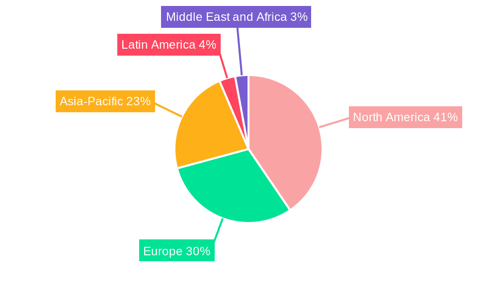 Employee Fraud Detection Market Market Share by Region - Global Geographic Distribution