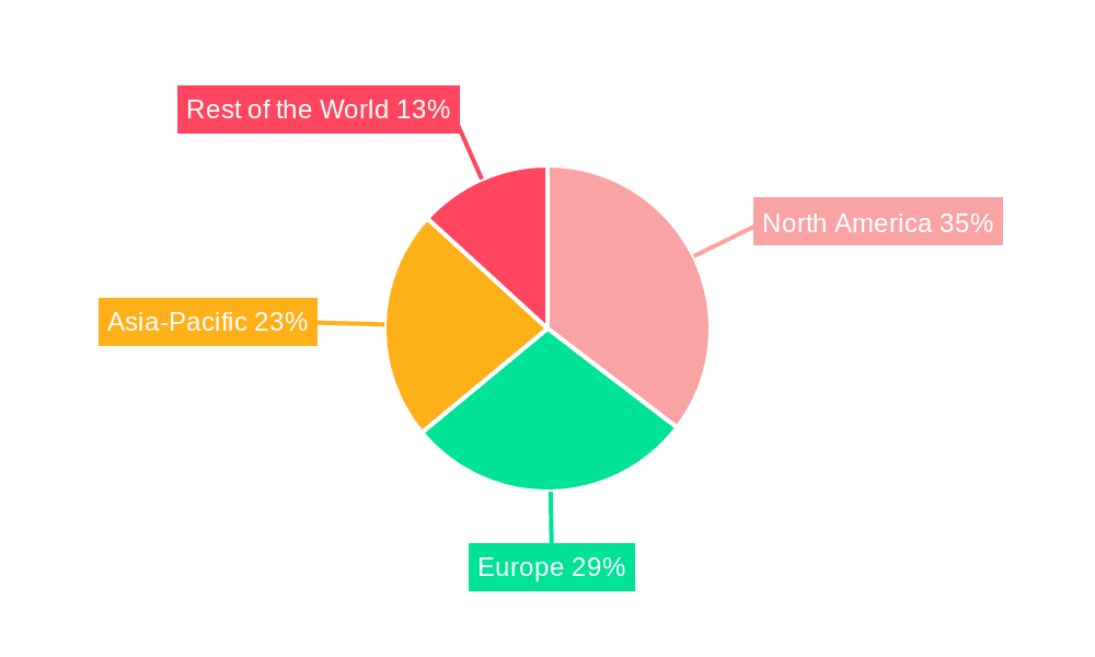 Naval Gun Market Market Share by Region - Global Geographic Distribution