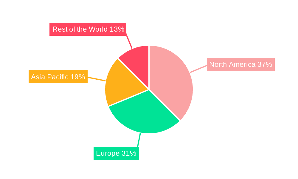 Recreational Vehicle Sli Battery Market Market Share by Region - Global Geographic Distribution