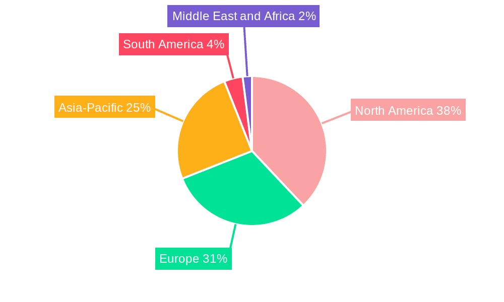 Resilient Flooring Market Market Share by Region - Global Geographic Distribution