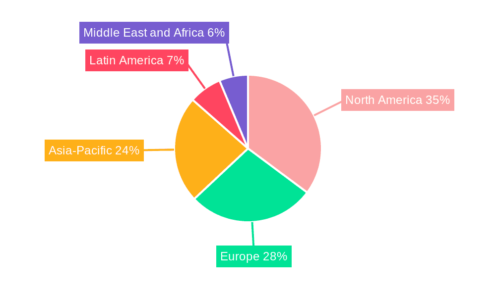Scrap Metal Recycling Market Market Share by Region - Global Geographic Distribution