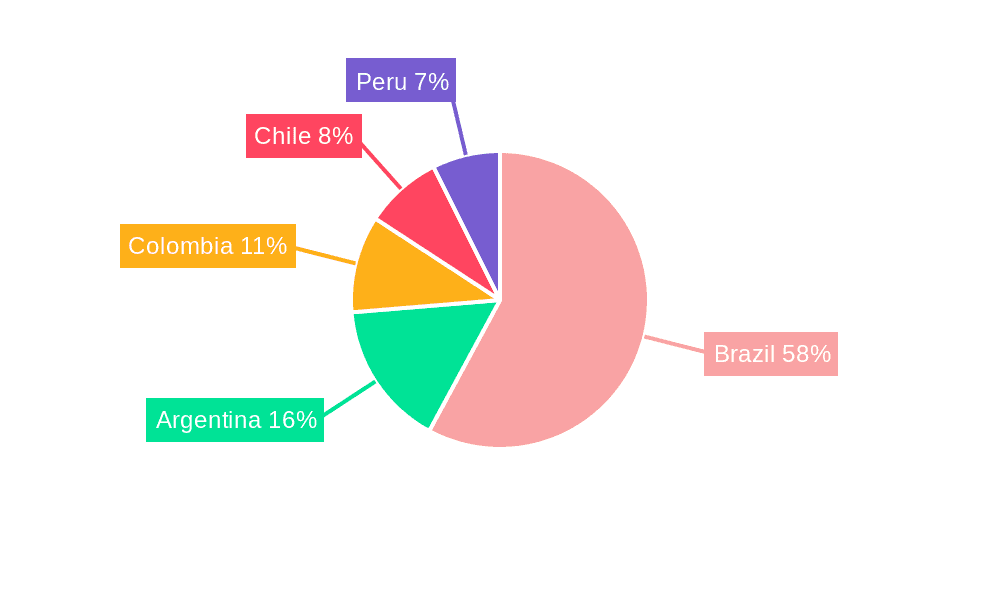 South America Lactose Market Market Share by Region - Global Geographic Distribution