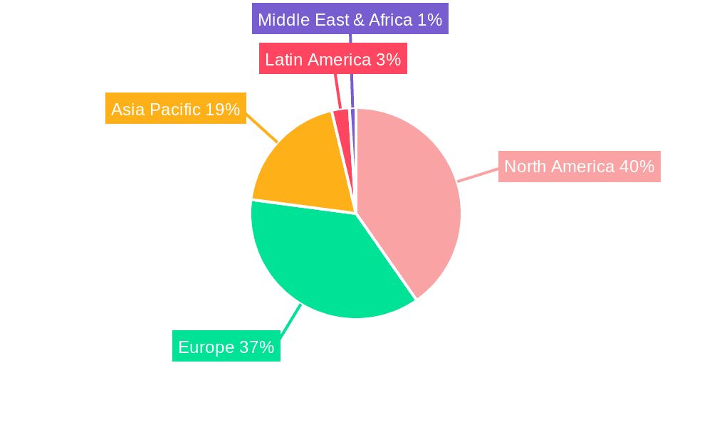 Ureteroscopy Market Market Share by Region - Global Geographic Distribution