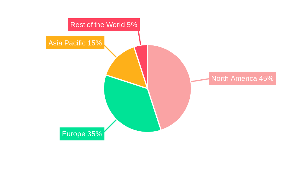 Virtual Reality in Education Market Market Share by Region - Global Geographic Distribution